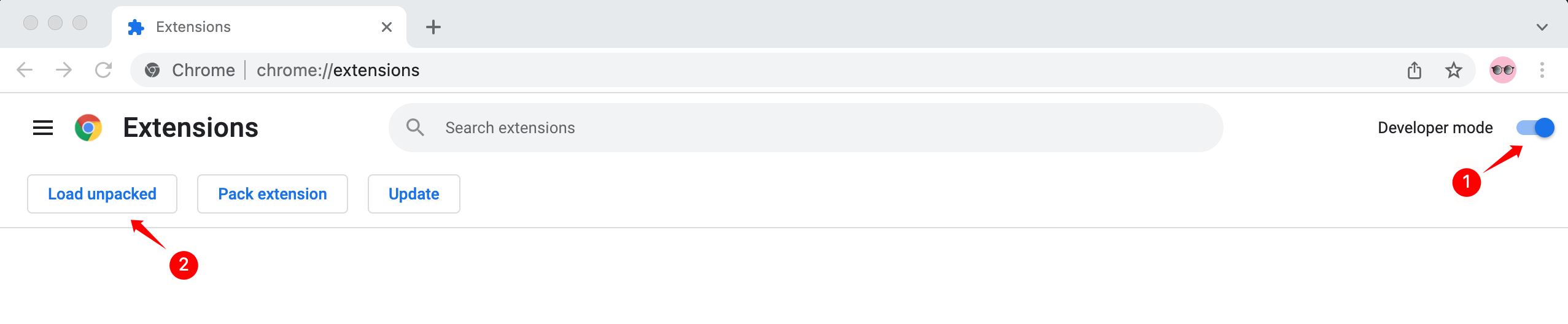 LinkedIn Ads Scraper chrome extension load unpacked